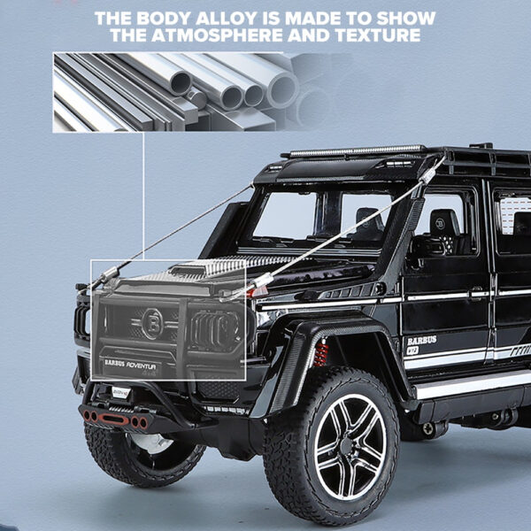 KLT 1 : 24 Benz G550 Adventure SUV Metal Alloy Toys Carro Modelo Diecast Veículo Para Meninos - Image 4