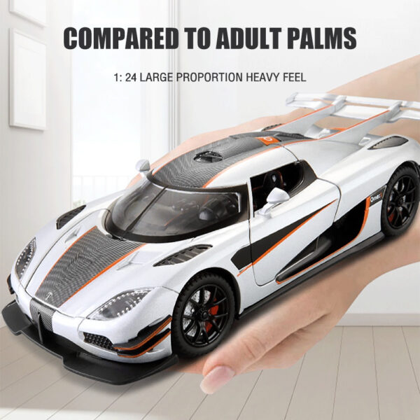 KLT 1 : 24 Koenigsegg One : 1 Metal Alloy Toys Car Modelo De Carro De Liga Metálica Veículo Diecast Para - Image 9