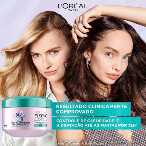 Creme de Tratamento L'Oréal Paris Elseve Pure Hialurônico 300g - Image 2