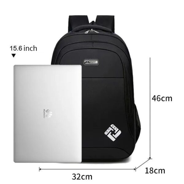 Mochila Masculina Com USB De Grande Capacidade Para Estudantes/Escolar/business ins - Image 3