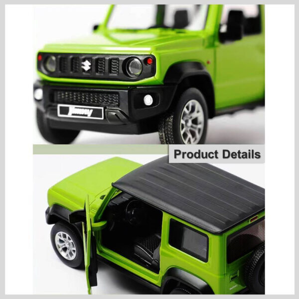 DDK 1 : 26 SUZUKI JIMNY Diecast Modelo Carro De Brinquedo Metal Som E Pull Back Boy Criança Amigo - Image 5