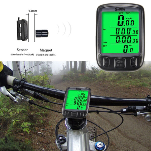 Velocímetro Gps com fio para Bicicleta Mtb Bicicleta Ant + Com Cadence Ciclismo Computador SunDING R-48 - Image 2