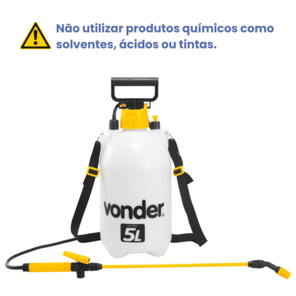 Pulverizador Plástico Agrícola Lateral Manual 5Litros Vonder - Image 2