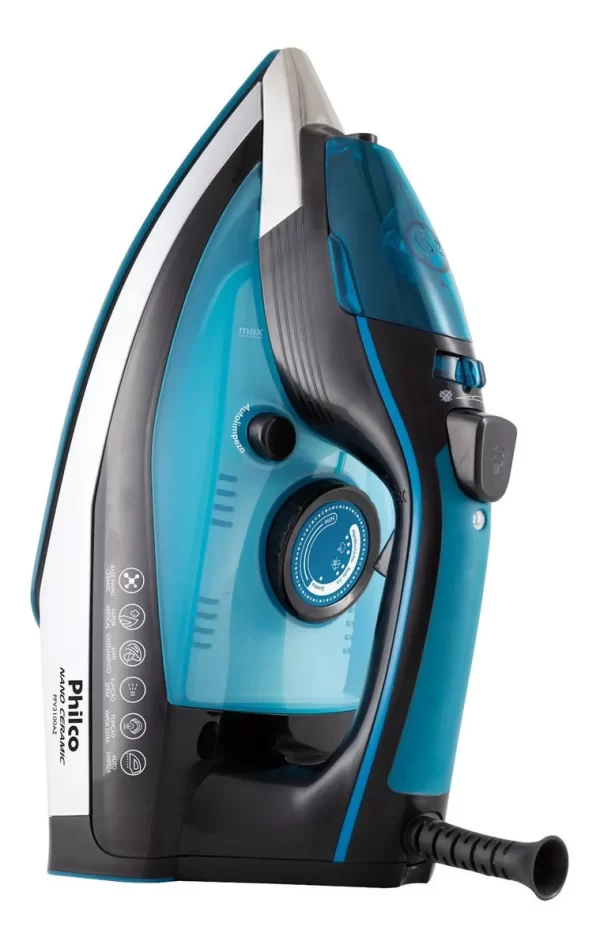 Ferro A Vapor Pfv3100az Nano Ceramic Azul Philco 220v - Image 2